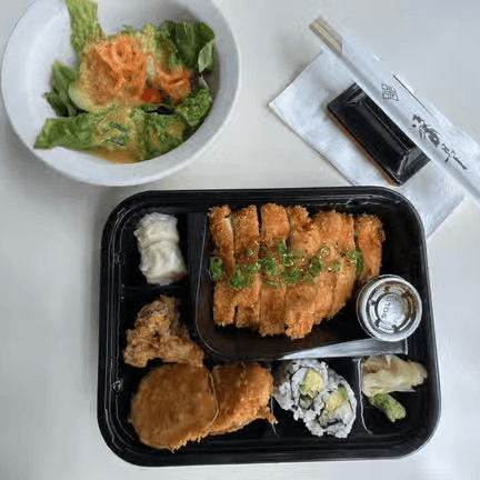 L- Chicken Katsu Bento Box.