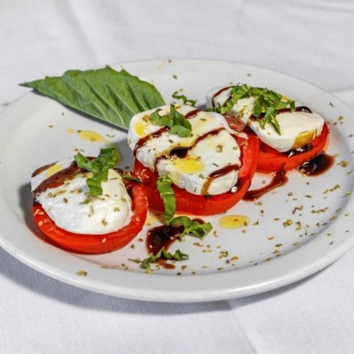 Mozzarella Caprese.