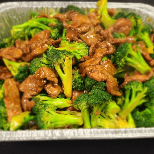 Beef With Broccoli Tray.