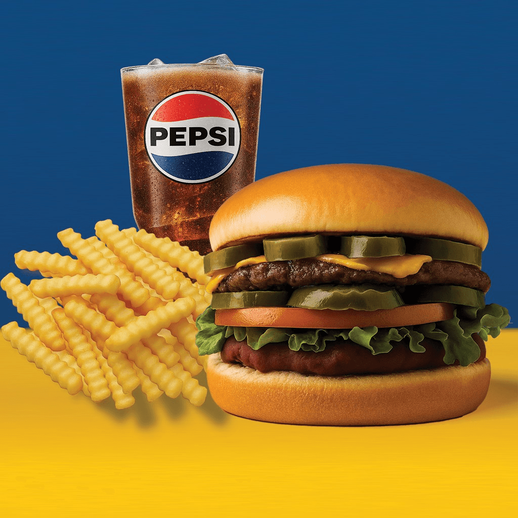 7. Jalapeno Cheese Burger Combo.