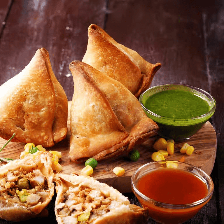 Vegetable Samosa.