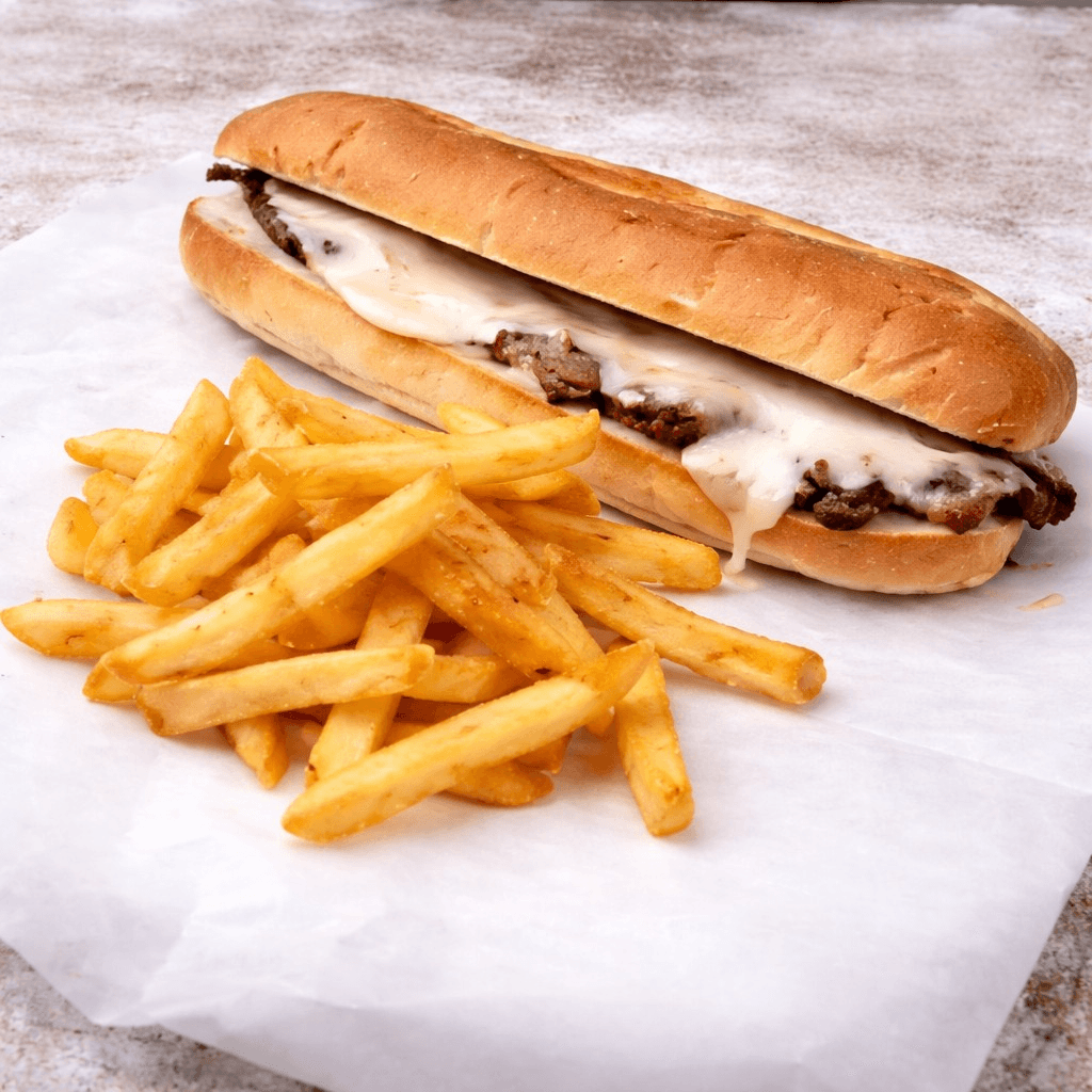 Sausage Parmigiana Sandwich.