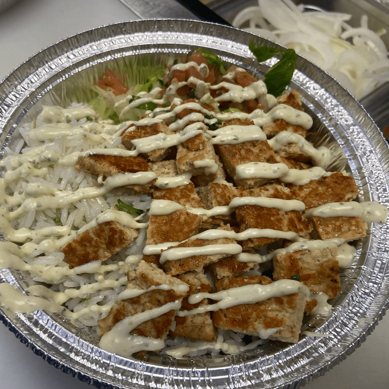 Cranky chicken bowl.