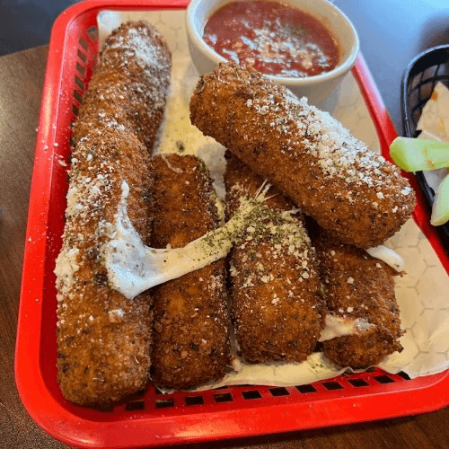 House Battered Mozzarella.