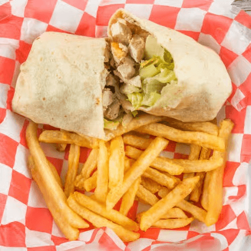 Chicken Caesar Wrap.
