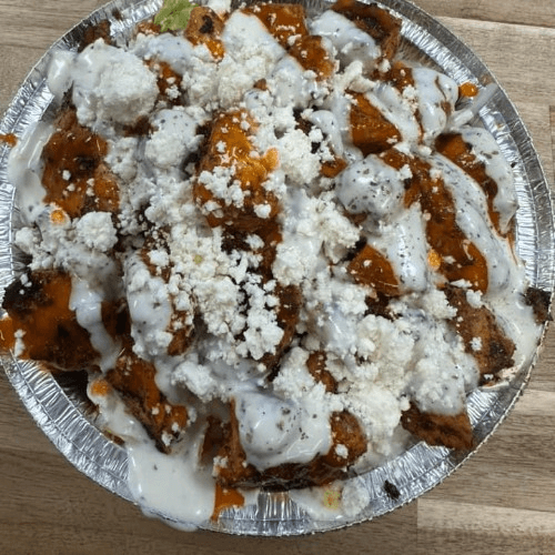 Buffalo Chicken Gyro Bowl.