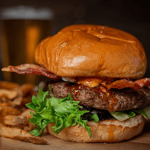 The Country Fried Bacon Burger