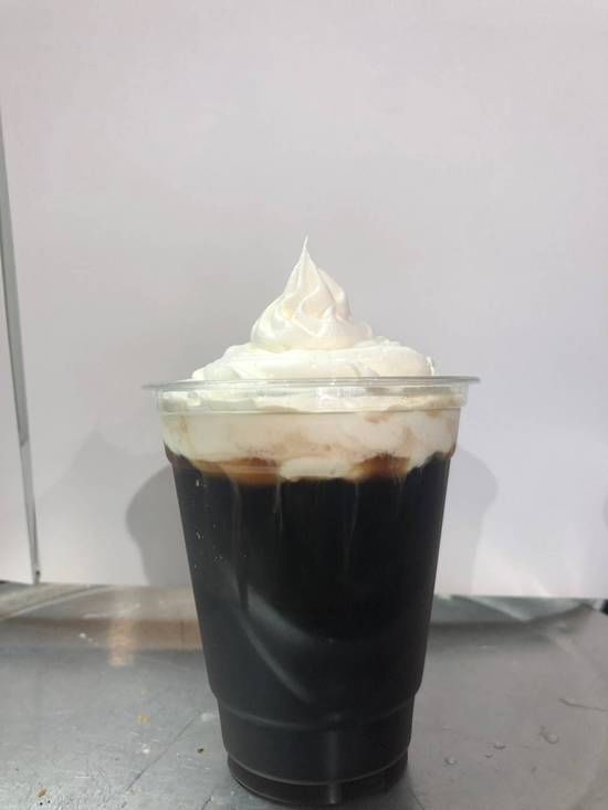 COLD BREW WITH FOAM.