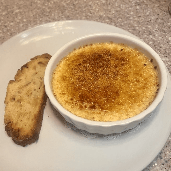 Crème Brûlée du Jour.