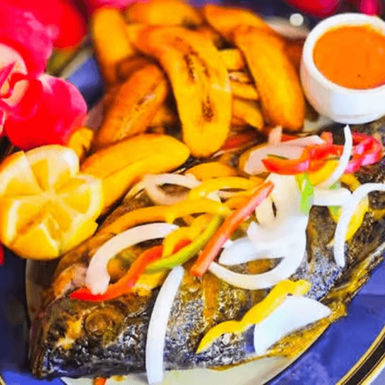 Grilled Tilapia with Sides.