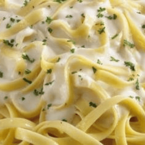 PASTA w/ ALFREDO SAUCE