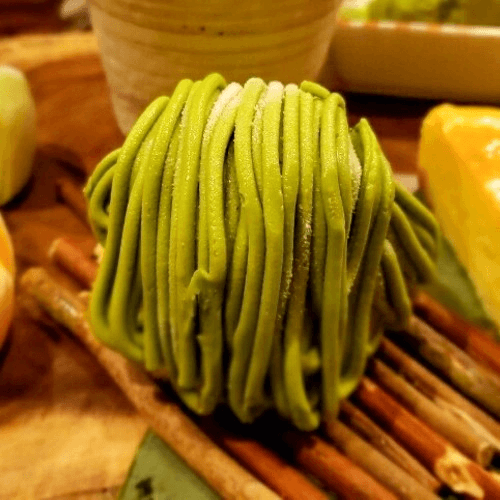 Matcha Mont Blanc　抹茶モンブラン.