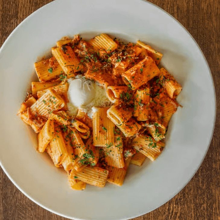 Short Rib Rigatoni.