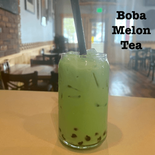 Boba Melon Tea.