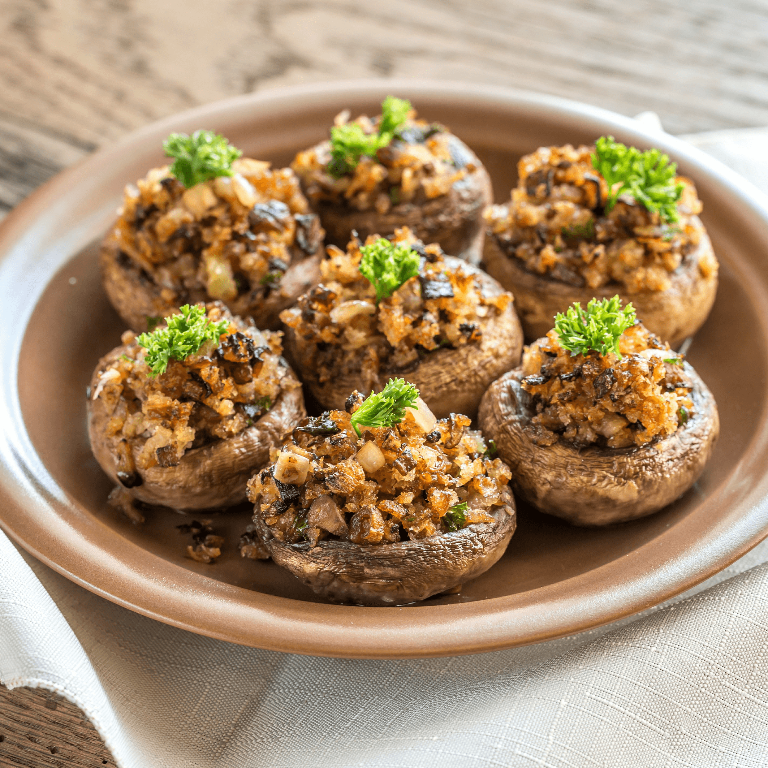Stuffed Mushrooms.