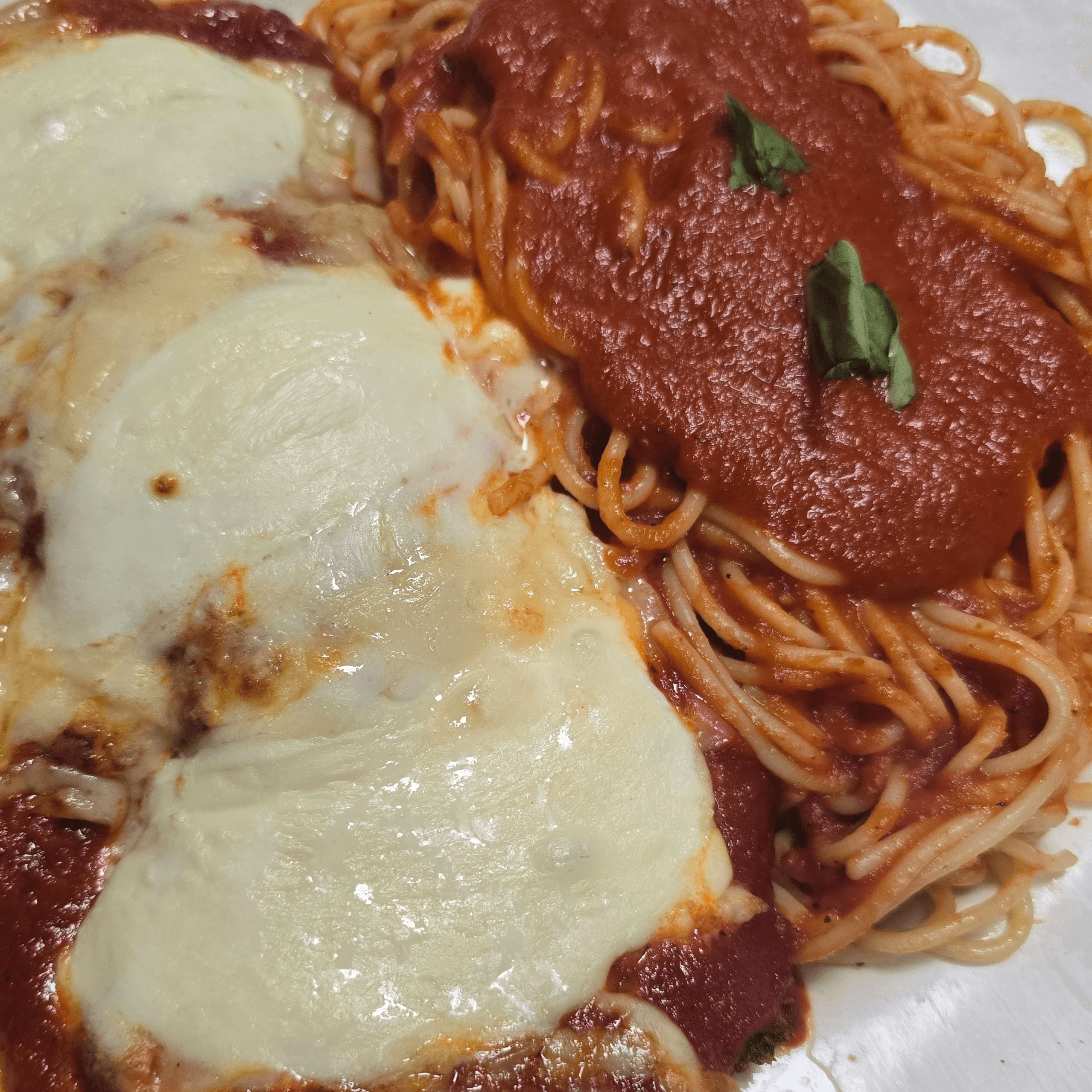 Eggplant Parmigiana.