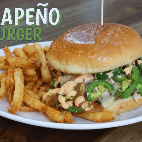 Jalapeño Burger Deluxe.