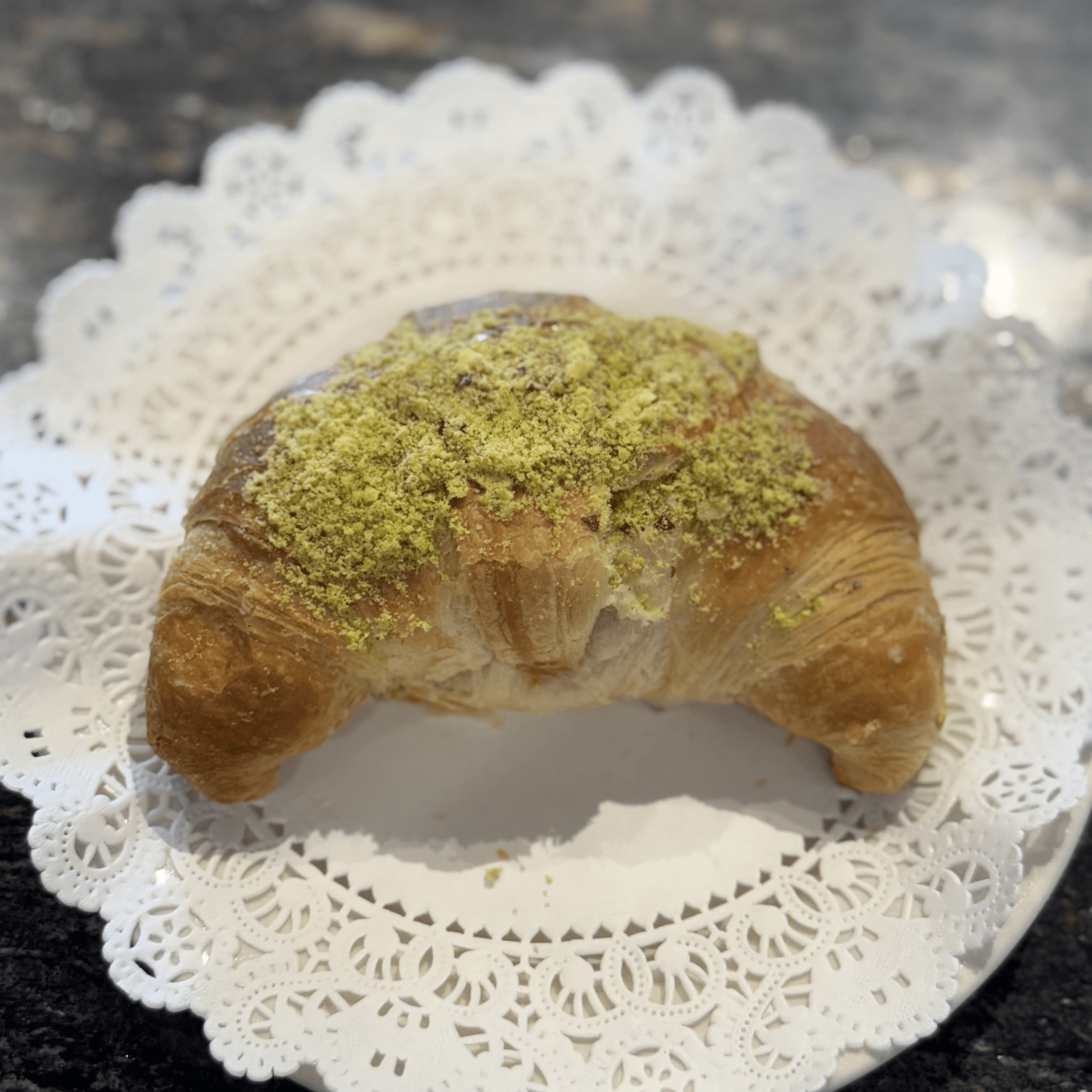 Croissant - Pistachio.