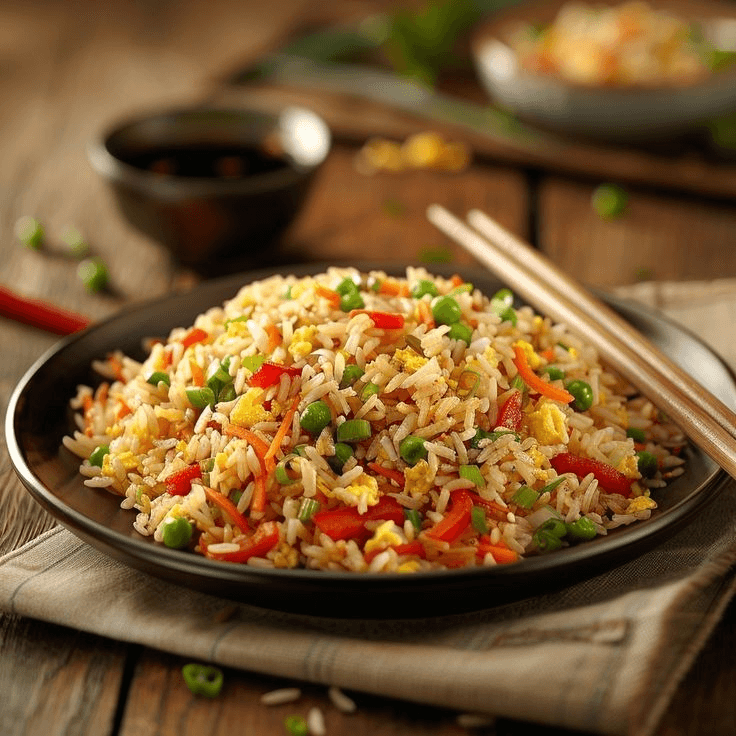 Sizzling Vegetable Fried Rice (ChengDu) 翻滚吧，成都菜菜炒饭.