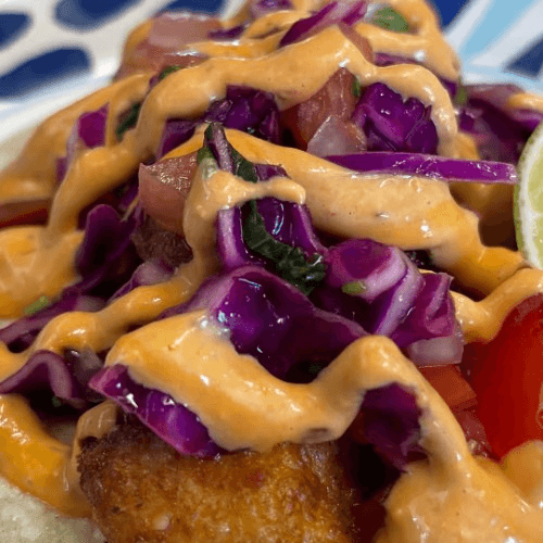 Fish Taco - Baja Style.