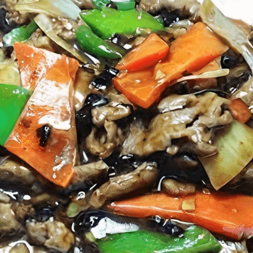 Beef in Black Bean Sauce 豆豉牛