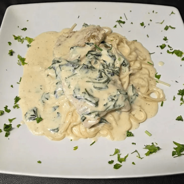 Chicken Albanese Lunch Portion.