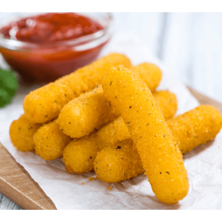 Mozzarella Sticks (4) & Fries.