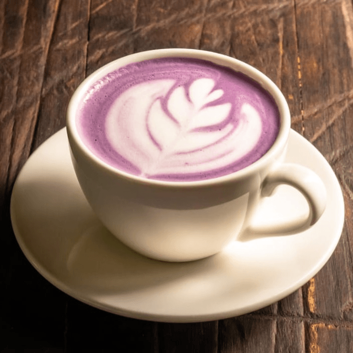 Hot Taro Latte 熱香芋拿鐵.