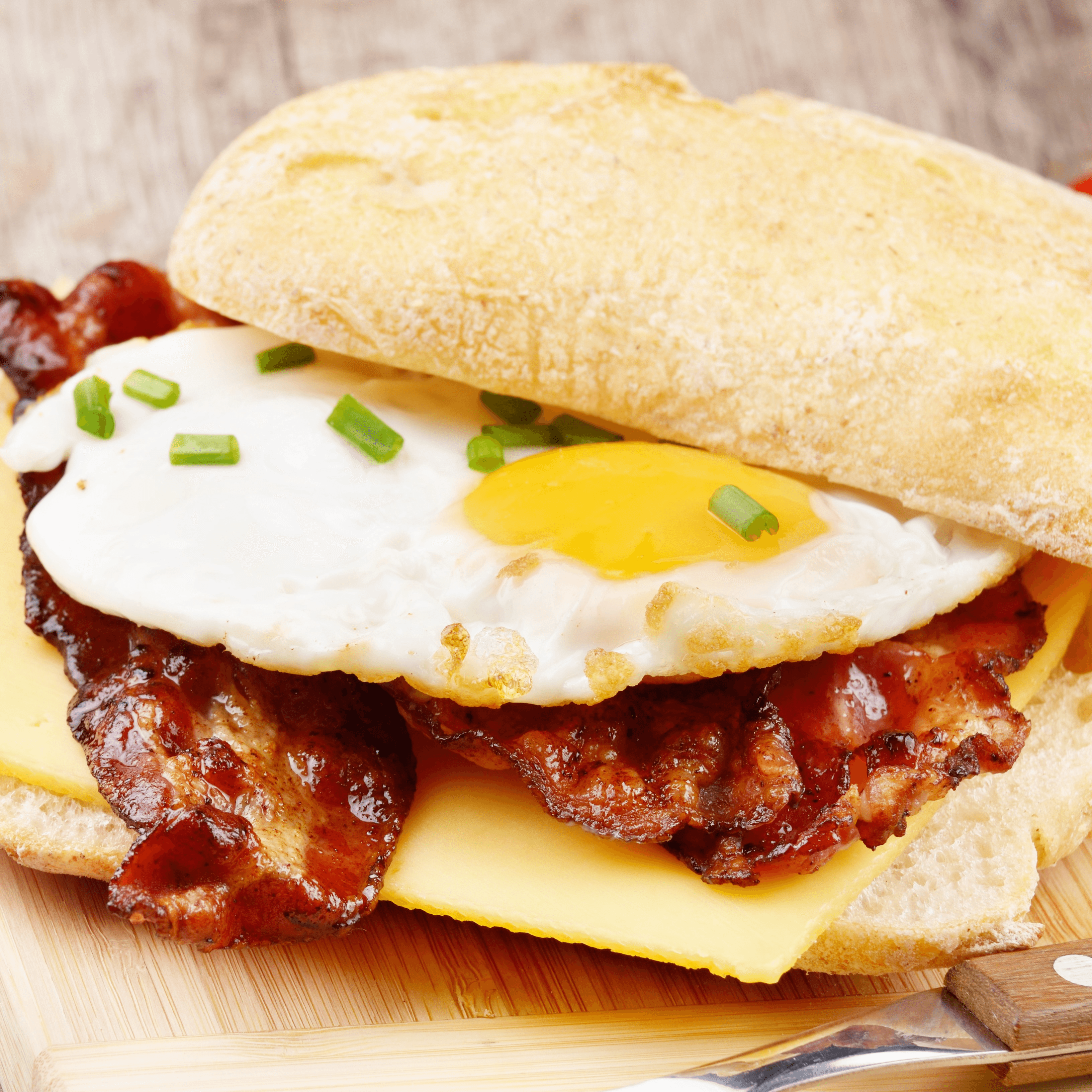Bacon & Egg Sandwich.