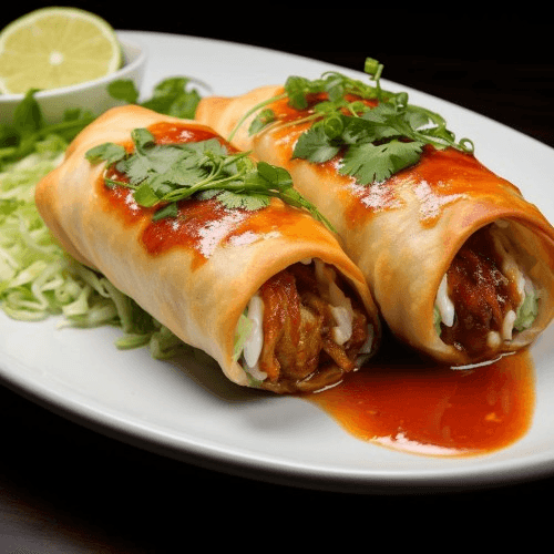 Chimichangas.