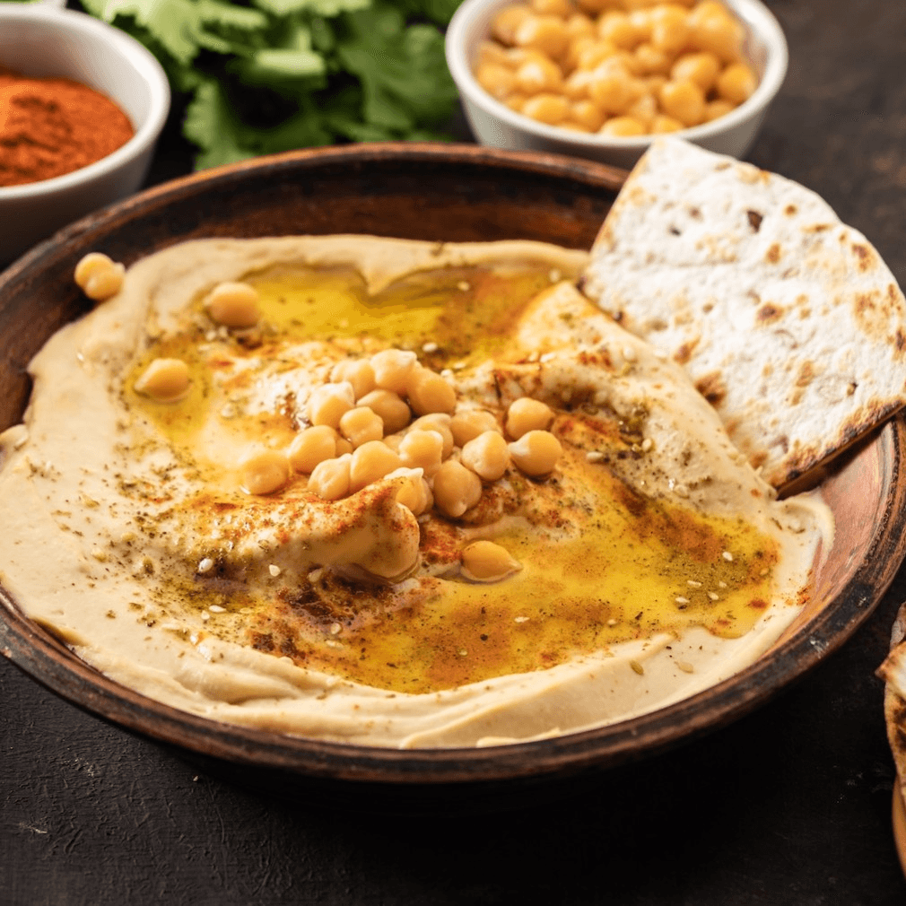 Hummus and Pita.