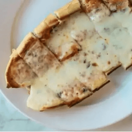 Garlic Bread with Mozzarella.