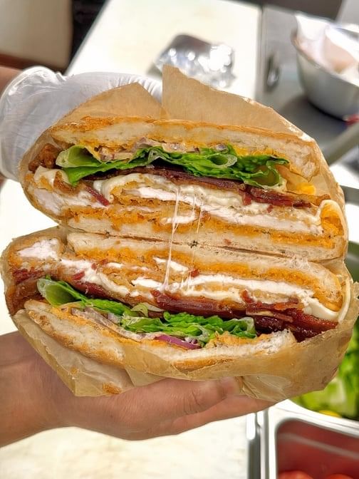 Chicken Cutlet Sandwich.
