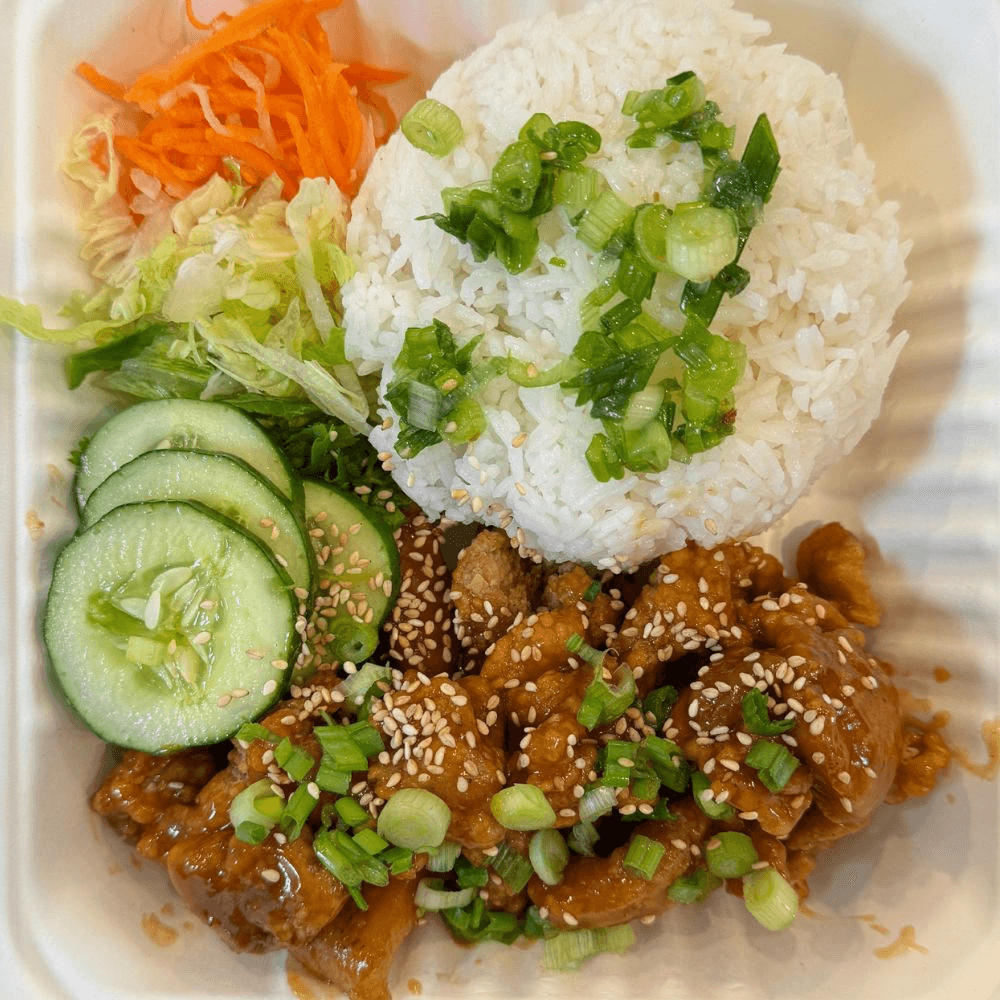 Korean Fried Chicken Bowl.