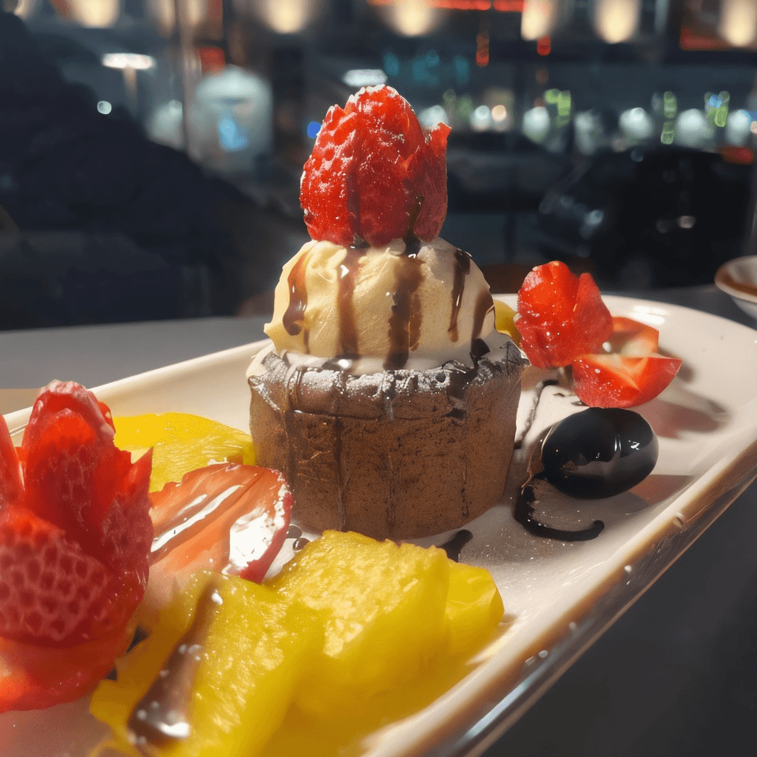 Chocolate Lava Cake.