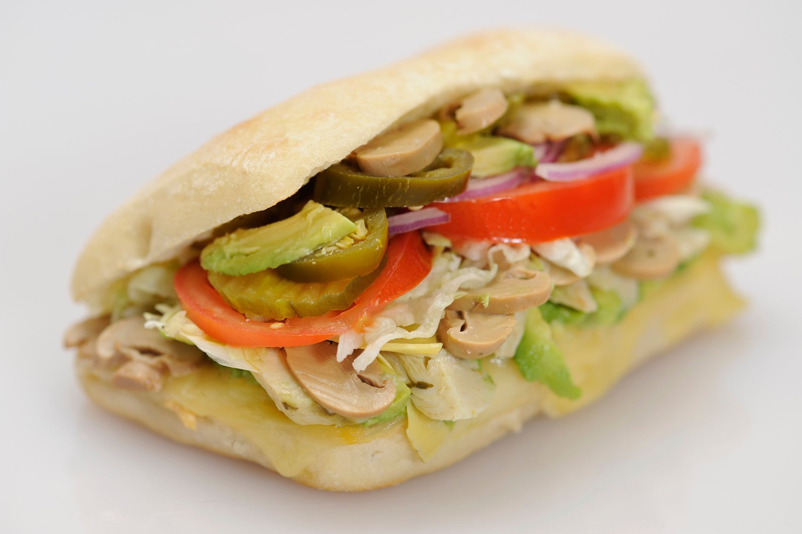 Roxie Veggie (Or Vegan) Sandwich.