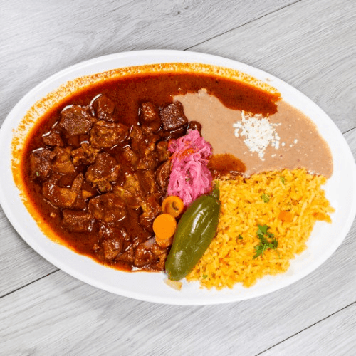 RED PORK CHILI CARNE ADOBADA.