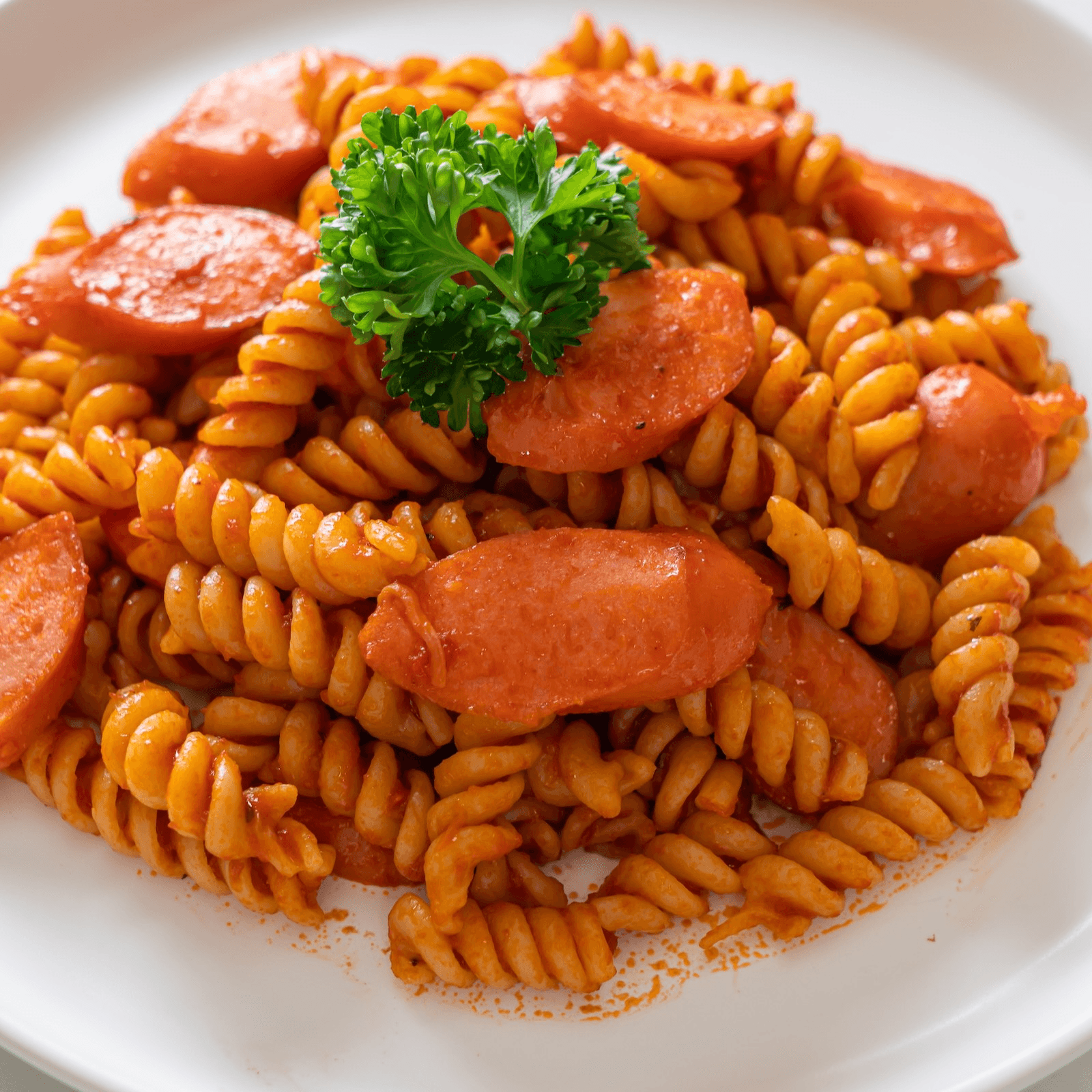 Pasta with Sausage.