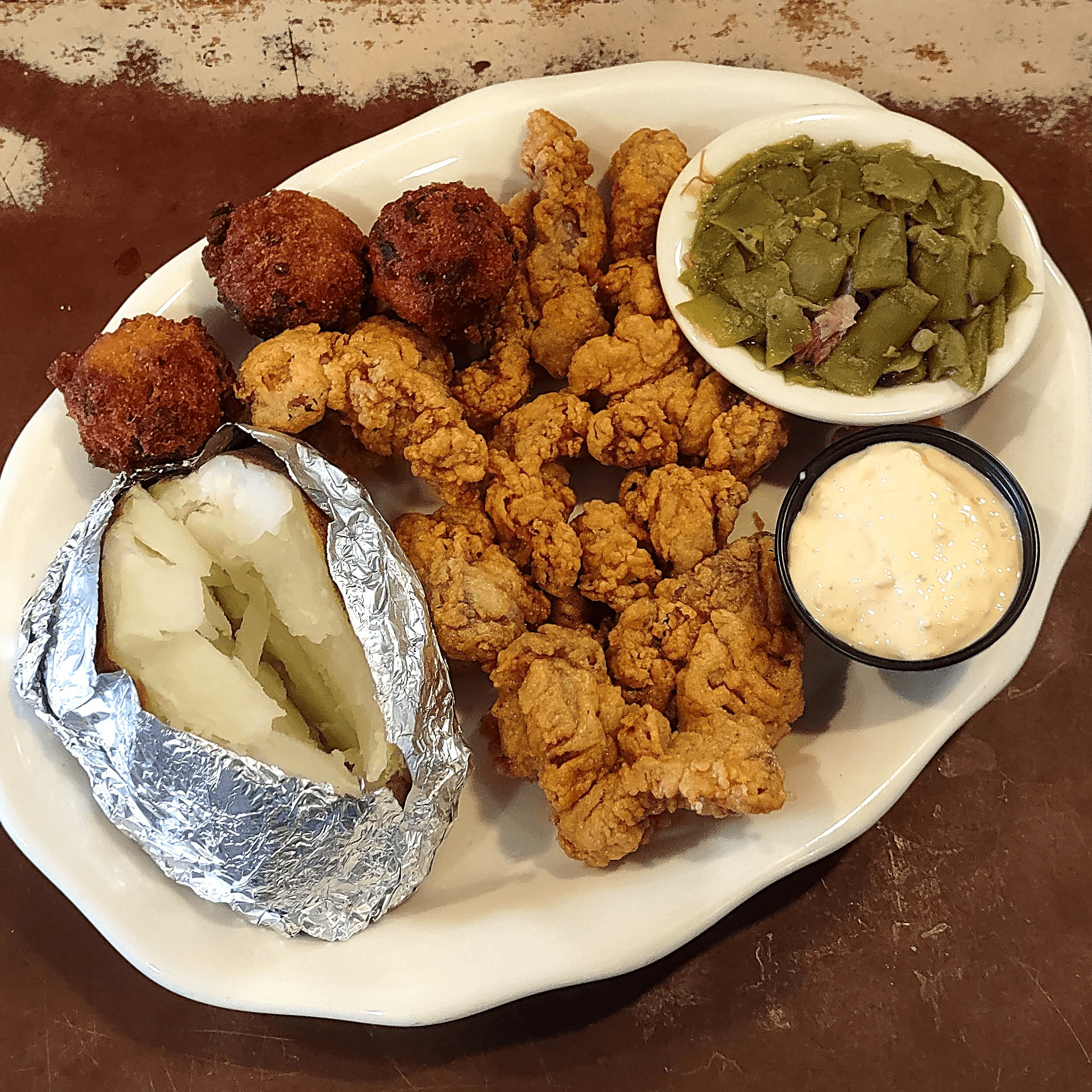 Chicken Gizzard Dinner.