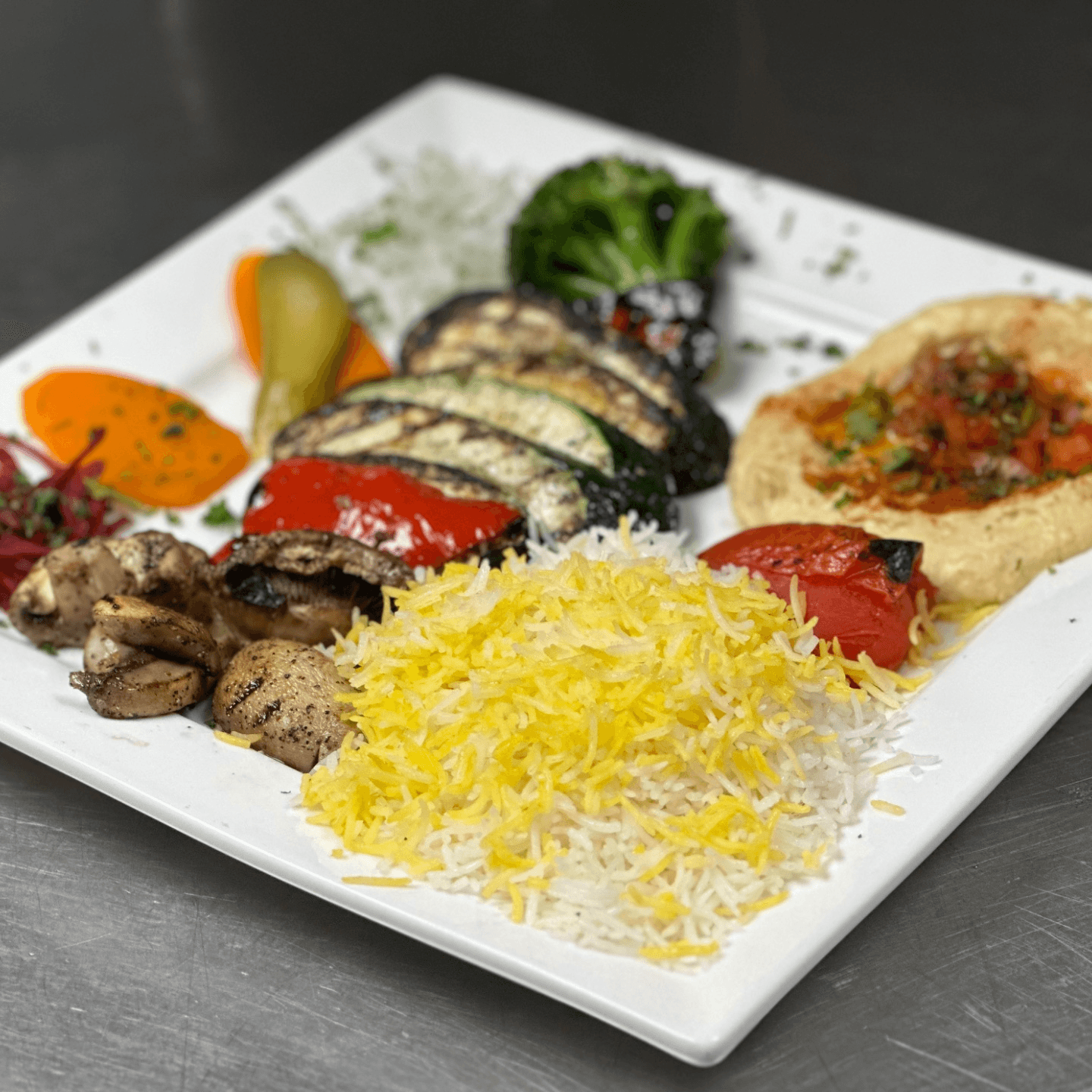 Vegetarian Kebab: Grilled Goodness on a Plate