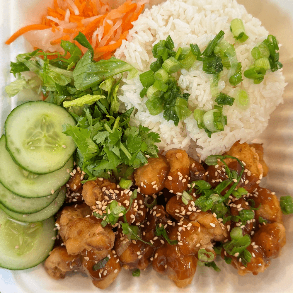 Korean Fried Cauliflower Bowls.