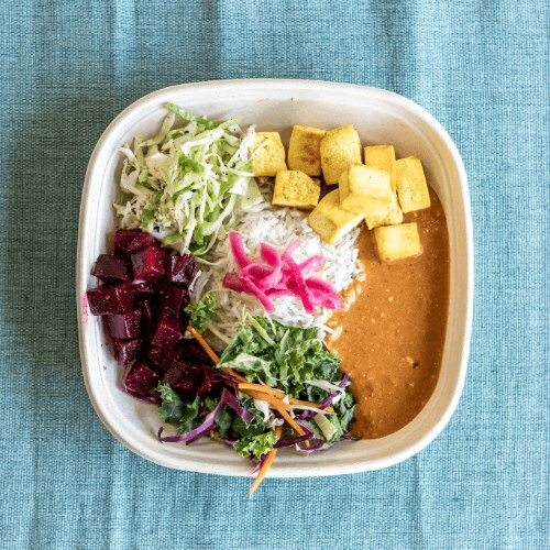 Coconut Tofu Bowl.