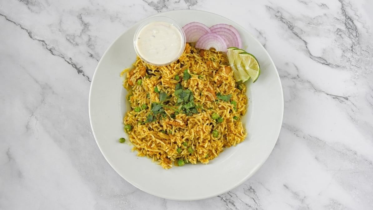 Vegetable Biryani.