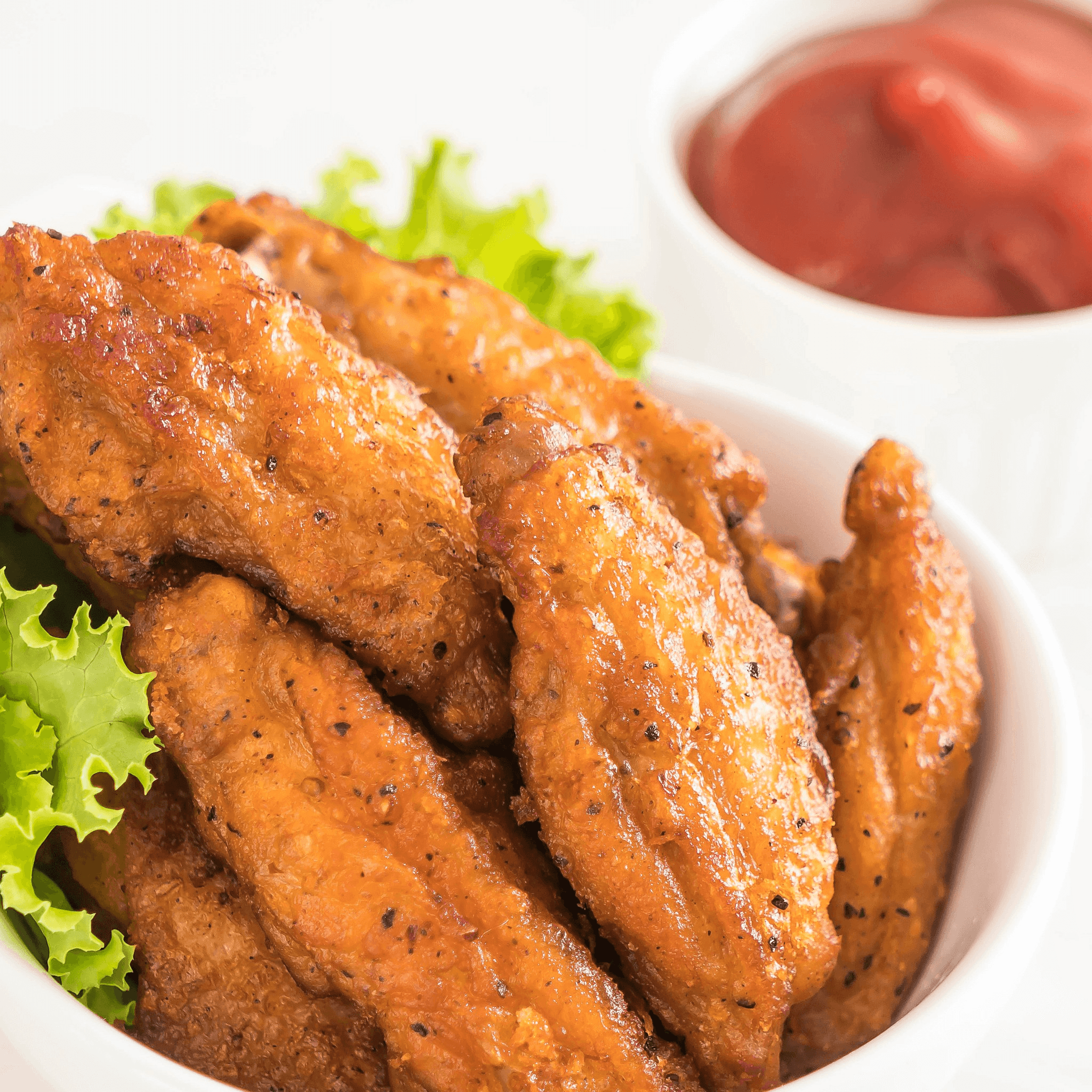 Fried Wingettes Platter.