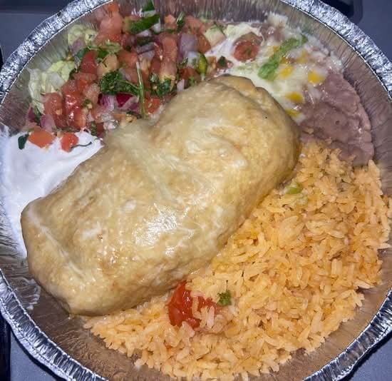 Ground Beef Chimichanga.