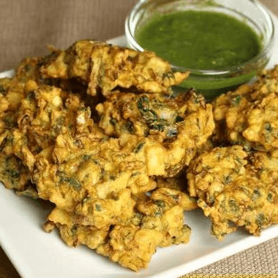 Mixed Vegetable Pakoras.