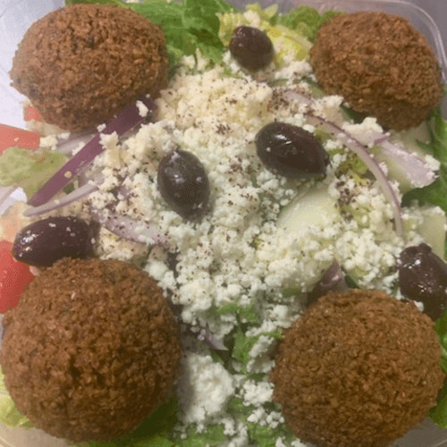 Falafel Greek Salad.
