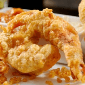 Kids Fried Shrimp with Fries.