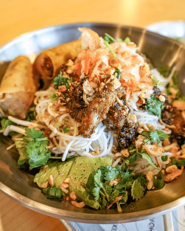 Honey Lemongrass Pork Vermicelli Bowl.