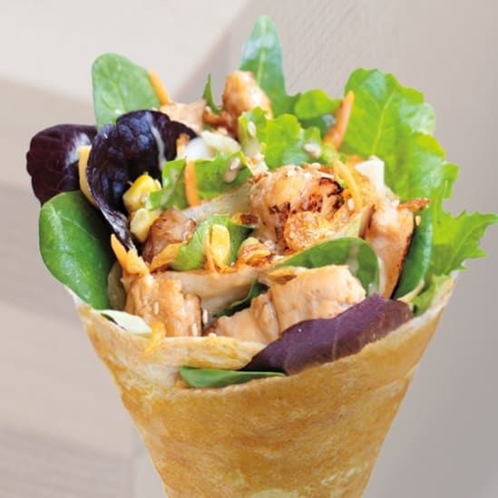 Chicken Teriyaki Crepe.